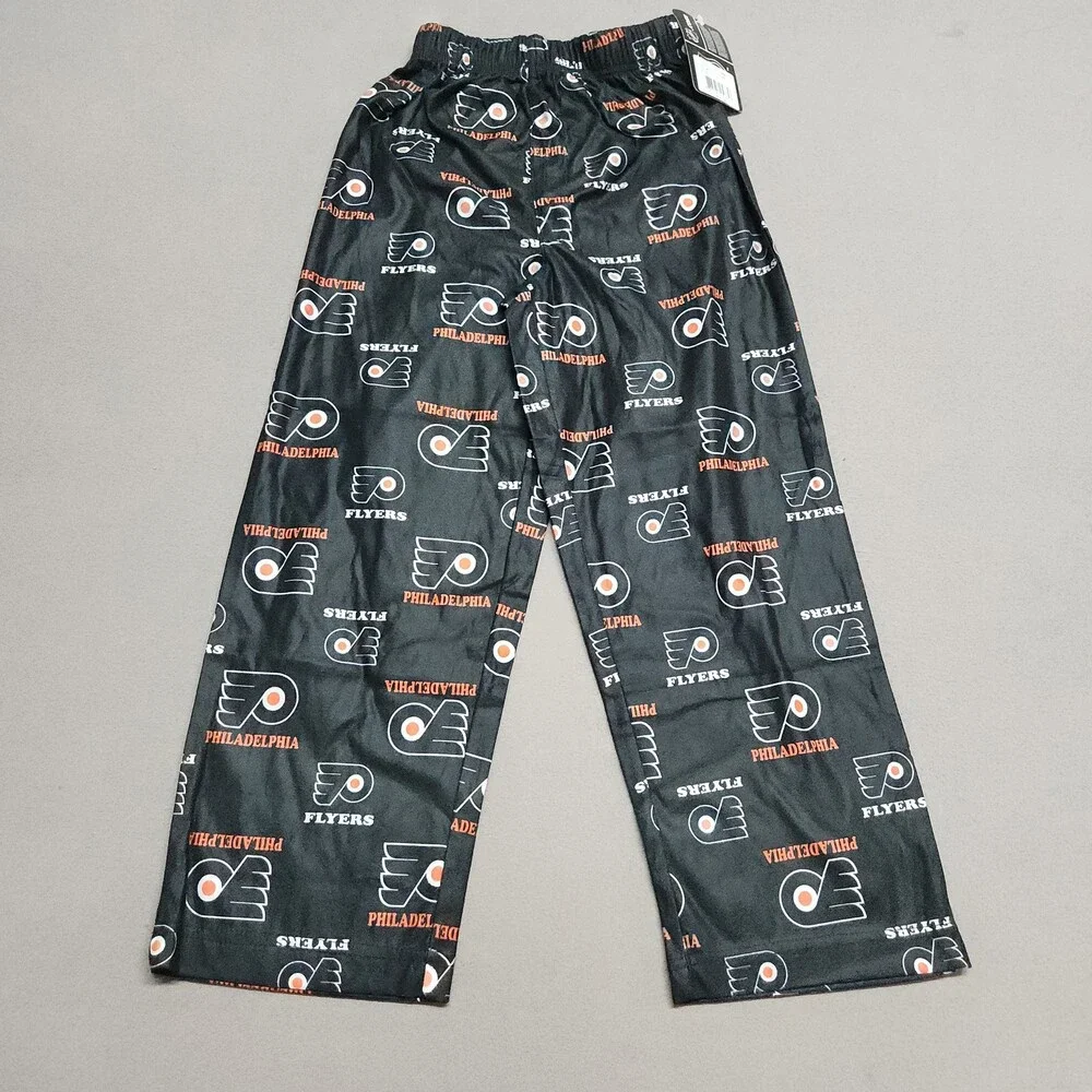 Nhl Philadelphia Flyers Youth Sleep Pants 8 S Flame Resistant Black 164